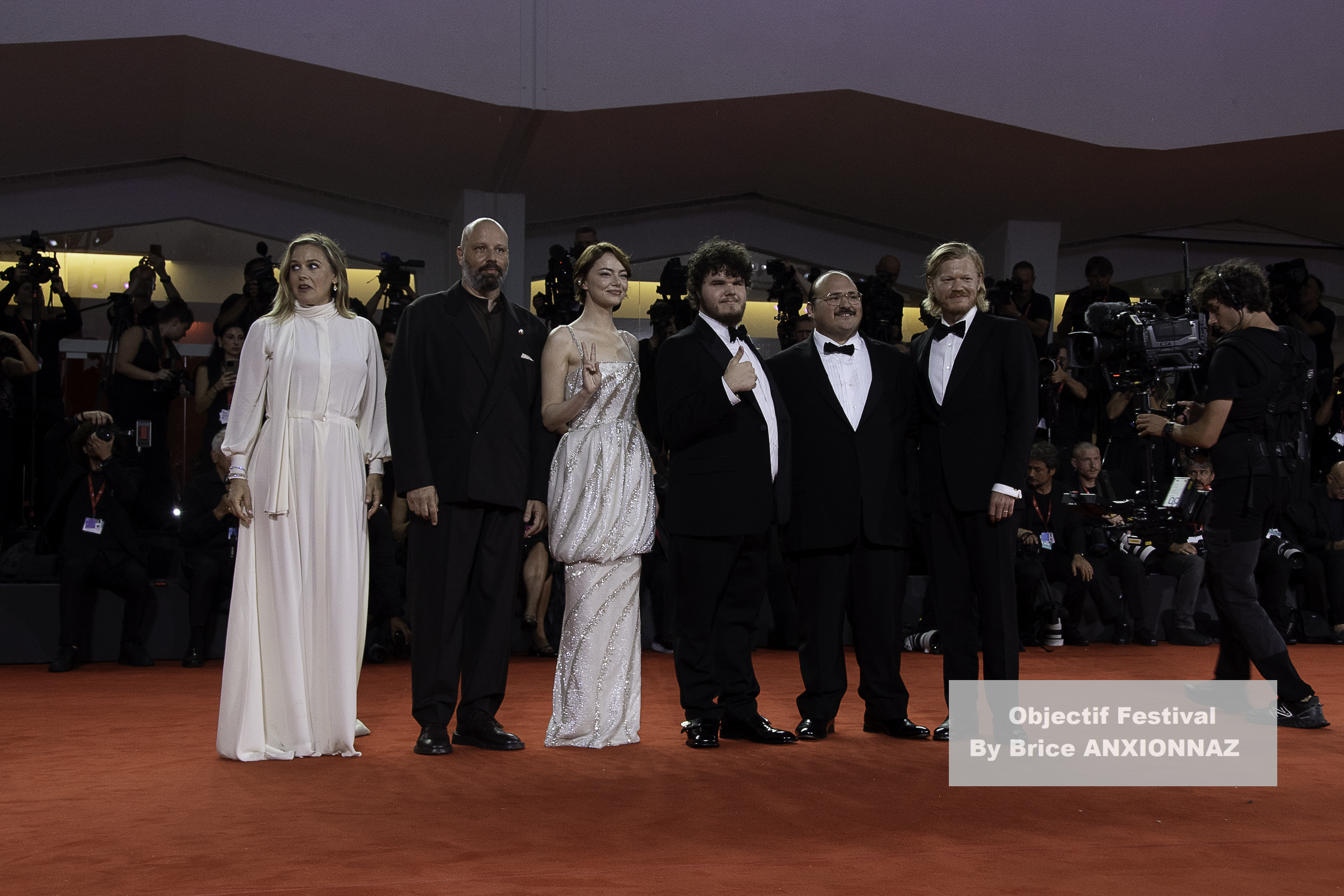 — italie venise cinema 82eme mostra del cinema 28 08 2025 bugonia cast and crew
